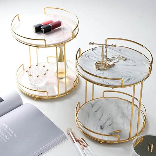 Jewelry Tray Double-deck Cosmetics Storage Tray
