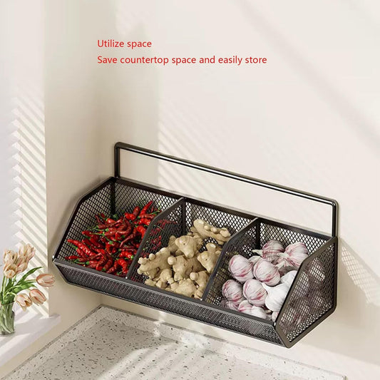 Multi-Purpose Metal Spice Basket for Home Kitchen Use
