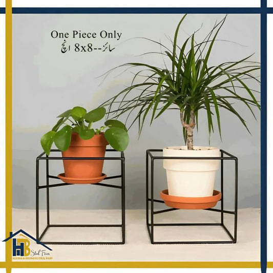 Metal Cube Plant Holder Stands Made By With Metal Wire