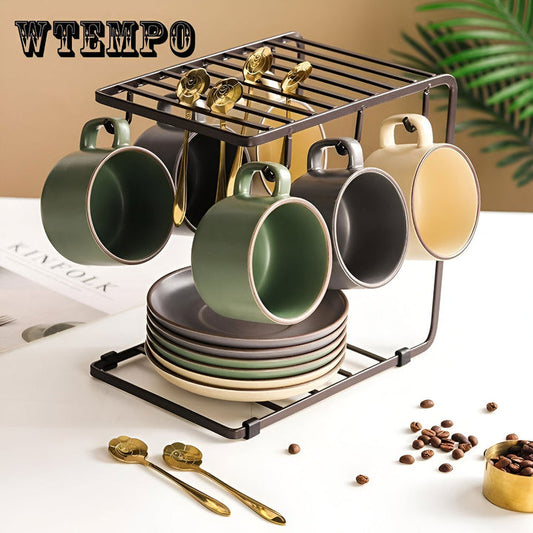 cup and saucer stand by Metallics Home