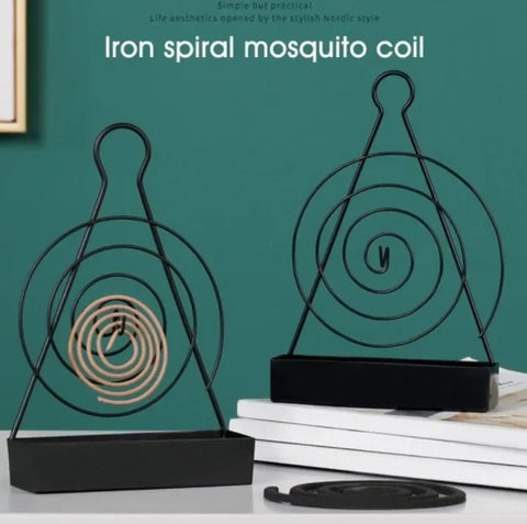 Northern Iron Mosquito Coil Holder for Home, Incense, Sandalwood Repellent