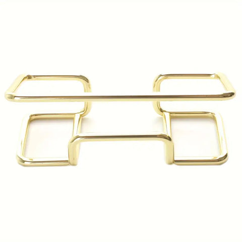 Pack Of 2 Office Desk Card Holder, Cute Golden Card Storage Box