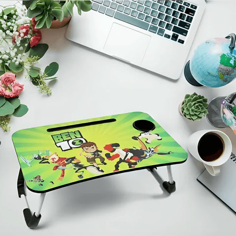 Characters Kids Laptop Table | Portable Wood Folding Desk