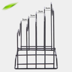 Storage Pot Lid Organizer Stand Tapa Cover Stand Stainless Steel Dish Kitchen Rack