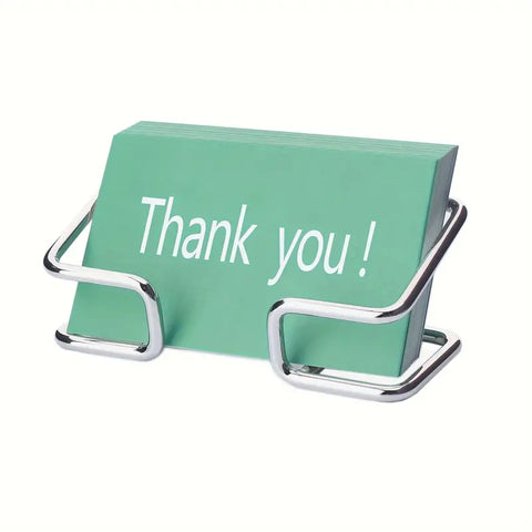 Pack Of 2 Office Desk Card Holder, Cute Golden Card Storage Box