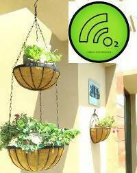 Double Hanging Baskets for Garden/Outdoor/Indoor Home Decor