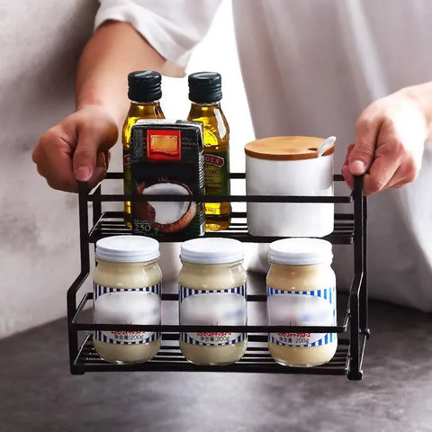 2-Tier Spice Seasoning Rack